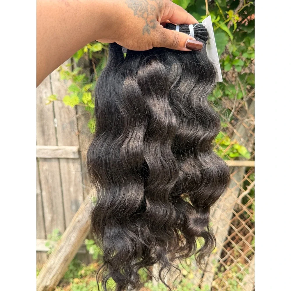 3 Bundles Of Raw Indian Wavy Human Hair Deal 18
